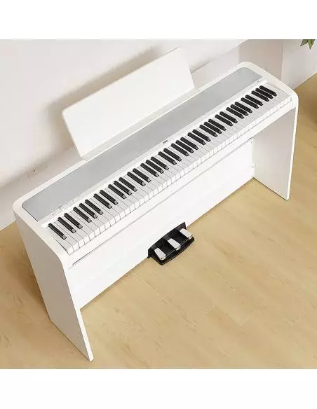 Piano Digital Korg B2sp frontal izquierdo en blanco