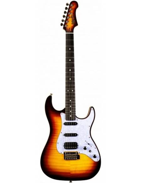 Guitarra Eléctrica Jet JS600 SB HSS frontal