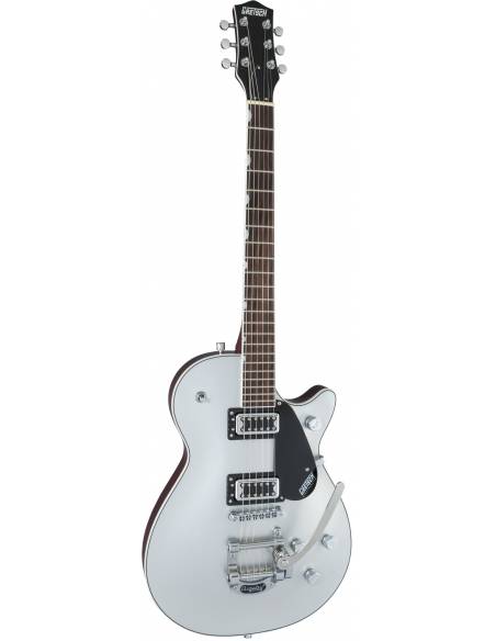 Guitarra Eléctrica Gretsch G5230T Electromatic Jet Ft Black Walnut Fingerboard Airline Silver derecha