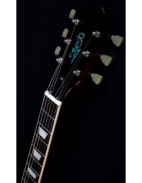 Detalle del Clavijero de la Guitarra Eléctrica Jet Jl500 Goldtop Hh