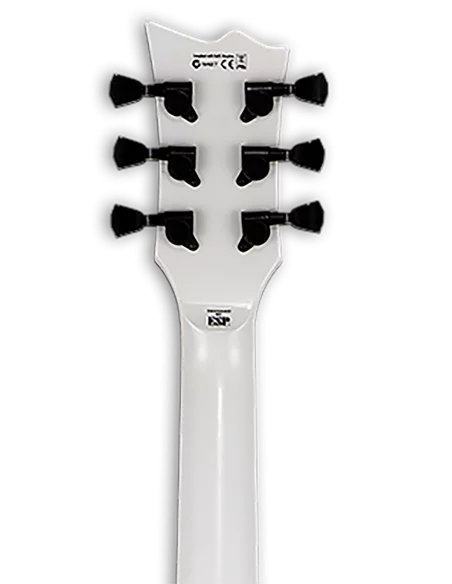 Guitarra Eléctrica LTD EC-256 Snow White clavijero posterior