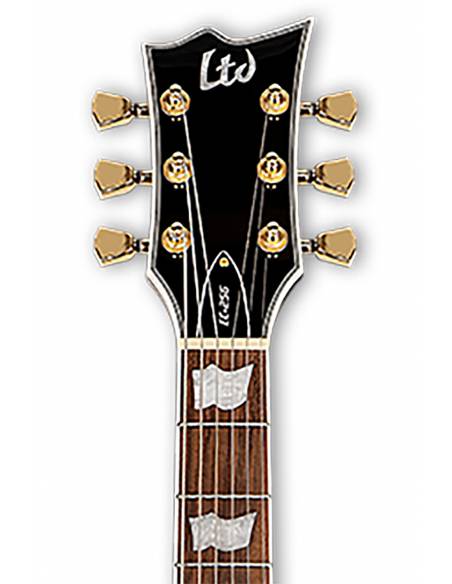 Guitarra Eléctrica LTD EC-256 Black clavijero frontal