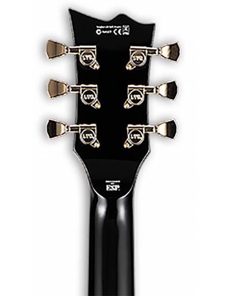 Guitarra Eléctrica LTD EC-256 Black clavijero posterior