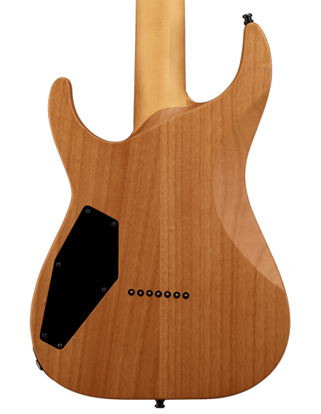 Guitarra Eléctrica Edwards E-HR7-FX BM Aqua Burst cuerpo posterior