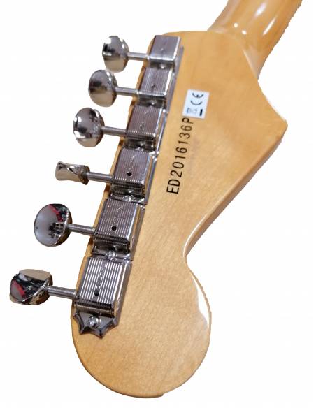 Clavijero de la Guitarra Eléctrica Esp Edwards E-St-90Alr 3 Tone Sunburst revés