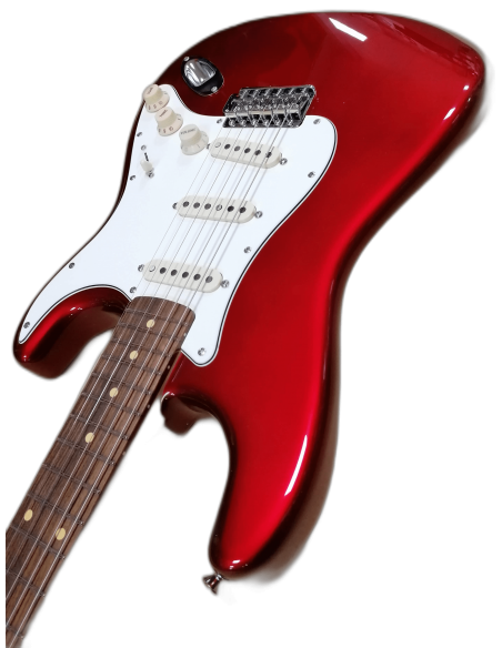 Guitarra Eléctrica Esp Edwards E-St-90Alr Candy Apple Red cruzada