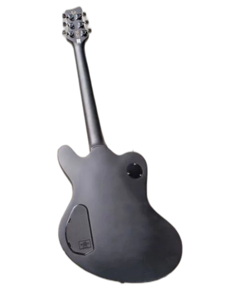 Fondo de la Guitarra Eléctrica Framus Idolmaker Solid Black Satin