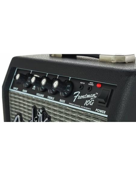 Controles del Amplificador Combo para Guitarra Fender Frontman 10G derecha