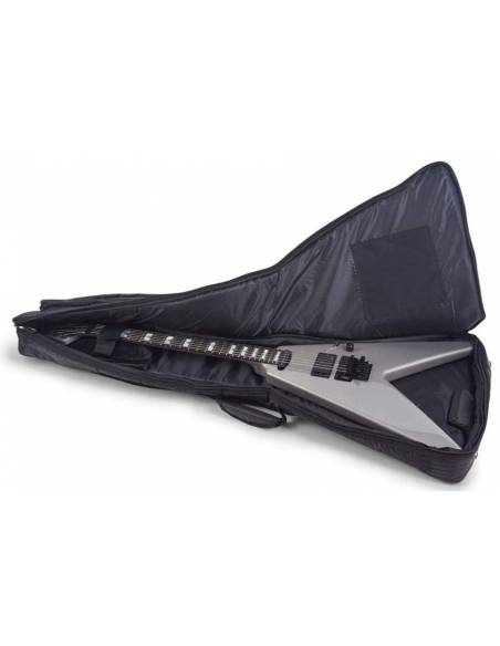 Guitarra en Funda Guitarra Eléctrica Rockbag Deluxe Line FV-Model Negro