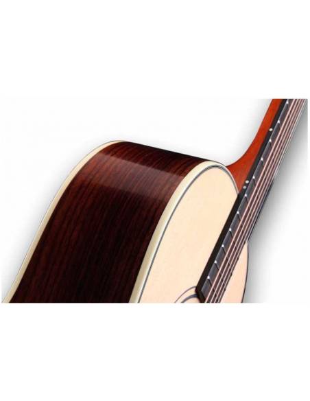Lateral de la Guitarra Electroacústica Furch Vintage 1 Dc-Sr Eas-Vtc Cutaway
