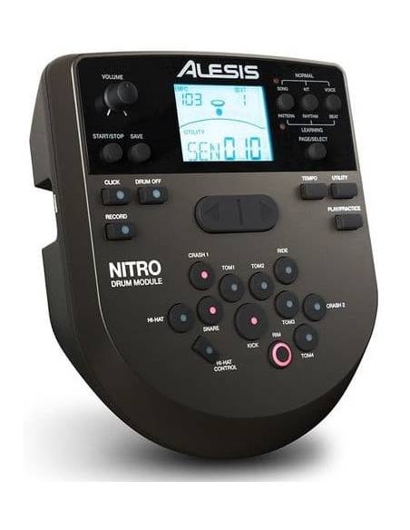 Batería Electrónica Alesis Nitro Mesh Kit controles
