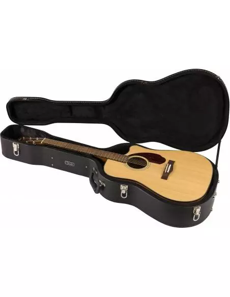 Guitarra Electroacústica Fender CD-140SCE Dreadnought WN NAT con Estuche estuche