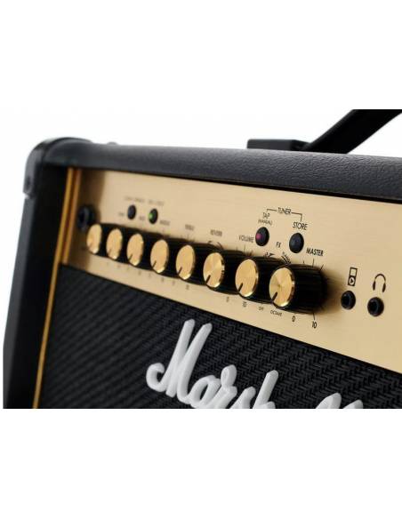 Controles del Amplificador Combo para Guitarra Eléctrica Marshall MG30GFX Gold Efectos 30W izquierda