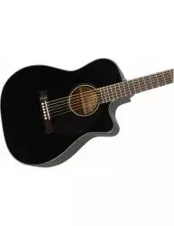 Cuerpo de la Guitarra Electroacústica Fender Cc-60Sce Walnut Fingerboard Black