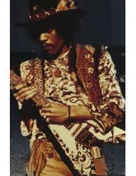 Jimmy Hendrix con la Correa Guitarra y Bajo Hipstrap Celtic Star