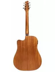 Trasera de la Guitarra Electroacústica Stagg Sa25 Dce Spruce Cutaway Natural