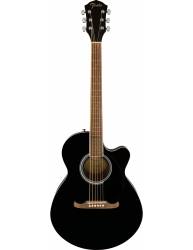 Guitarra Electroacústica Fender FA-135CE Concert V2 WN Black frontal