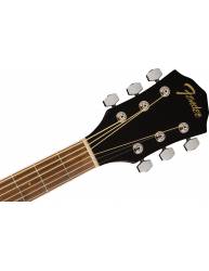 Guitarra Electroacústica Fender FA-135CE Concert V2 WN Black clavijero frontal