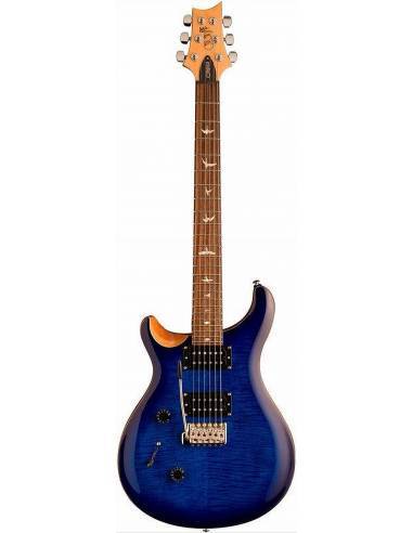 Guitarra Eléctrica Prs Se Custom 24 Lh Faded Blue Burst Zurdo