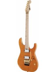 Guitarra Eléctrica Charvel Pro-Mod Dk24 Hh Floyd Rose Map Fing Quilt Maple Dark Amber derecha