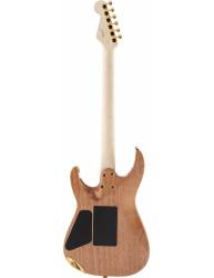 Fondo de la Guitarra Eléctrica Charvel Pro-Mod Dk24 Hh Floyd Rose Map Fing Quilt Maple Dark Amber
