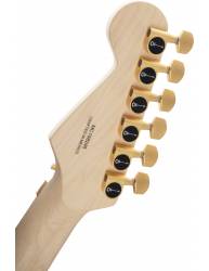 Clavijero de la Guitarra Eléctrica Charvel Pro-Mod Dk24 Hh Floyd Rose Map Fing Quilt Maple Dark Amber revés