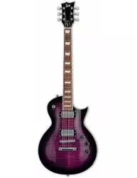 Guitarra Eléctrica LTD EC-256FM See Thru Purple Sunburst frontal