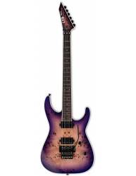 Guitarra Eléctrica LTD M-1000 Purple Natural Burst frontal