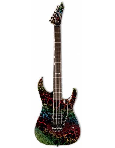 Guitarra Eléctrica Ltd M-1 Custom 87 Rainbow Crackle