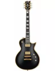 Guitarra Eléctrica ESP E-II Eclipse Double Bound Vintage Black frontal
