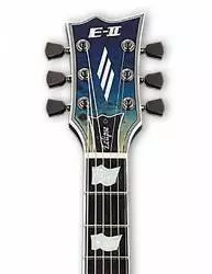 Clavijero de la Guitarra Eléctrica ESP E-II Eclipse Blue Natural Fade
