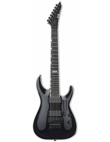 Guitarra Eléctrica ESP E-II Horizon FR-7 Black frontal