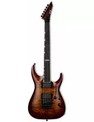 Guitarra Eléctrica E-II Horizon FR-II QM TESB frontal