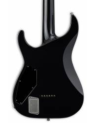 Detalle fondo de la Guitarra Eléctrica ESP E-II Horizon NT-II Tiger Eye Amber Fade