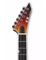 Clavijero de la Guitarra Eléctrica ESP E-II Horizon NT-II Tiger Eye Amber Fade