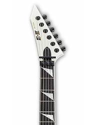 Guitarra Eléctrica ESP E-II Arrow Snow White clavijero frontal
