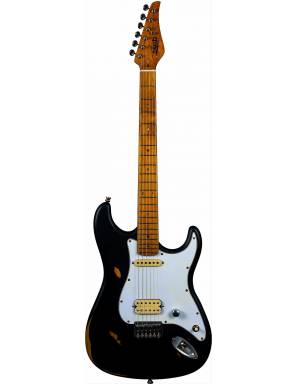 Guitarra Eléctrica Jet JS800 Black Relic HSS