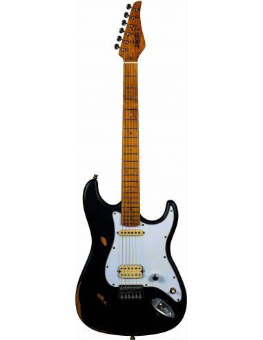 Guitarra Eléctrica Jet Js800 Black Relic Hss