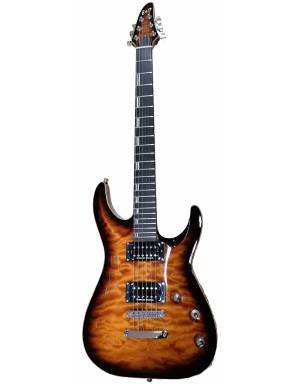 Guitarra Eléctrica ESP Horizon NT CTM Antique Brown Sunburst