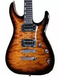 Cuerpo de la Guitarra Eléctrica ESP Horizon CTM NT Antique Brown Sunburst