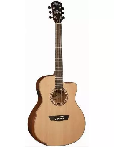 Guitarra Electroacústica Washburn WCG15 CE frontal