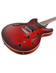 Cuerpo de la Guitarra Eléctrica Ibanez As53 Sunburst Red Flat