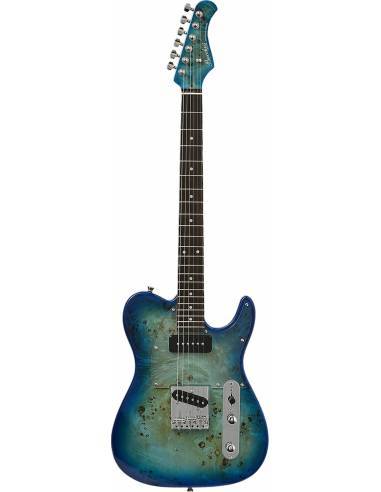 Guitarra Eléctrica Bacchus Tactic Bp/R Bl-B azul verdoso
