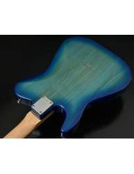 Fondo de la Guitarra Eléctrica Bacchus Tactic Bp/R Bl-B azul verdoso