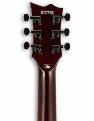 Clavijero de la Guitarra Eléctrica LTD Viper-256 Dark Brown Sunburst trasera