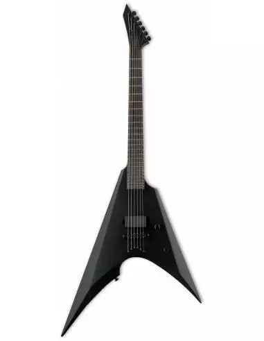 Guitarra Eléctrica LTD Arrow Black Metal Black Satin frontal