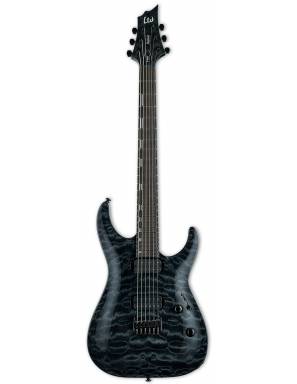 Guitarra Eléctrica LTD H-1001 QM See Thru Black