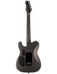 Trasera de la Guitarra Eléctrica LTD TE-1000 Evertune Charcoal Metallic Satin