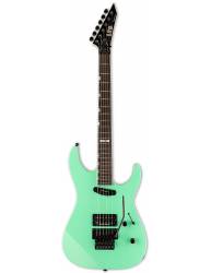 Guitarra Eléctrica LTD Mirage Deluxe ´87 Turquoise frontal
