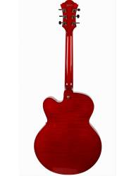 Fondo de la Guitarra Eléctrica Ibanez Afc151 Sunrise Red
